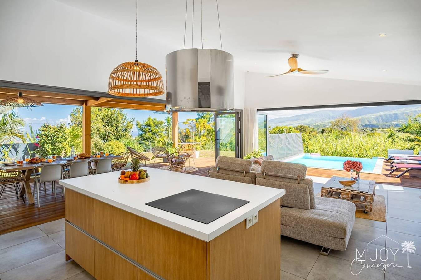 Casa Hawa - Heated swimming pool – Sea and mountain view in Saint-Pierre (Réunion), Reunión