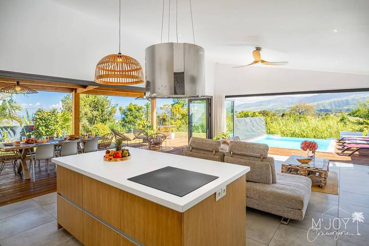 Casa Hawa - Heated swimming pool – Sea and mountain view in Saint-Pierre (Réunion), Reunión