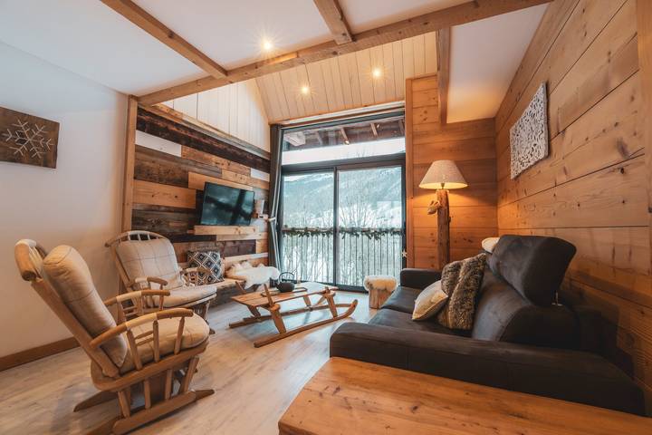 Gîte pour 4 personnes, avec terrasse ainsi que jacuzzi et jardin dans Station Aillons Margeriaz - 3