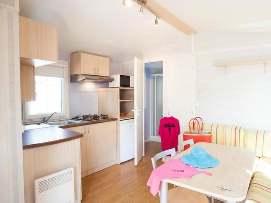 Camping Sites et Paysages - Le Petit Bois - Mobilheim 4 personen - Cottage Comfort Murier in Ruoms, Ardèche