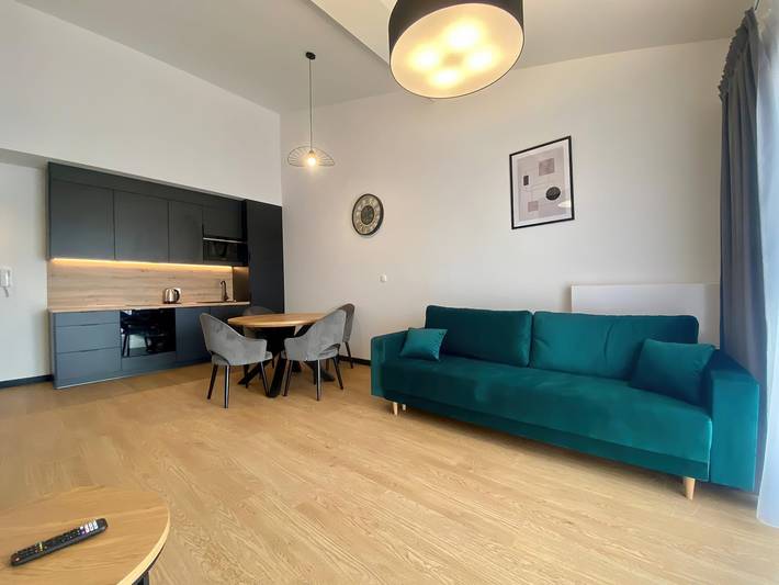 Apartament wakacyjny dla 5 osób, z basen w Sarbinowo