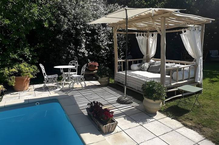 Chambre d’hôte pour 2 personnes, avec Jardin et Piscine à Carpentras