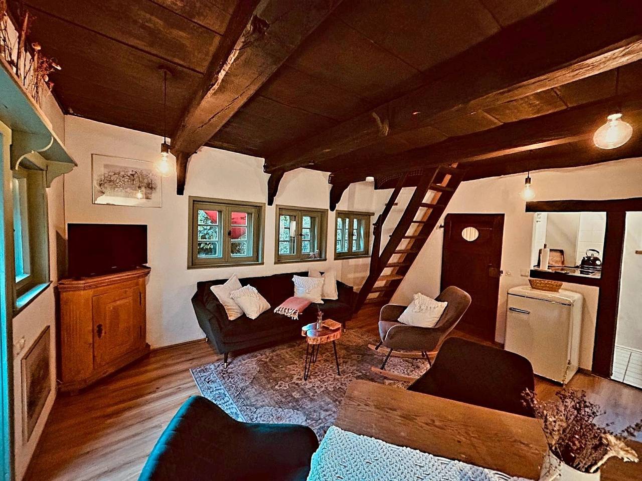 Auszeit vom Alltag in urigem Ferienhaus in idyllischer Natur im Dümmer-Weserland, Sauna & Kraniche in Landkreis Diepholz