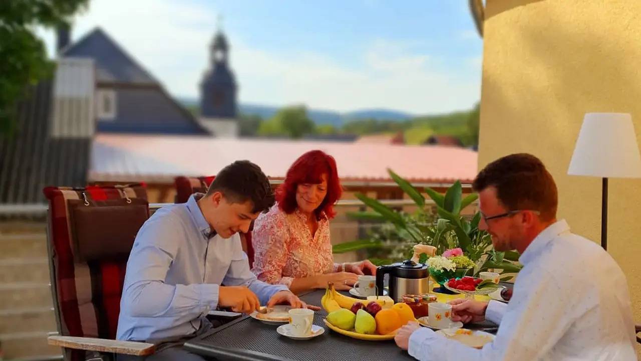 Ganze Ferienwohnung, Ferienwohnung für 6 Personen (80 m²) in Cordobang in Bad Blankenburg, Ostthüringen