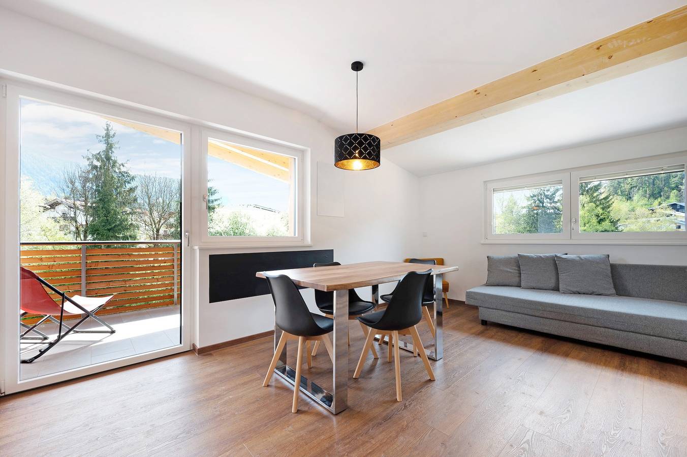 Ganze Wohnung, Ferienwohnung "Haus Mader 1" mit Bergblick, privater Terrasse und Wlan in Reischach Südtirol, Bruneck