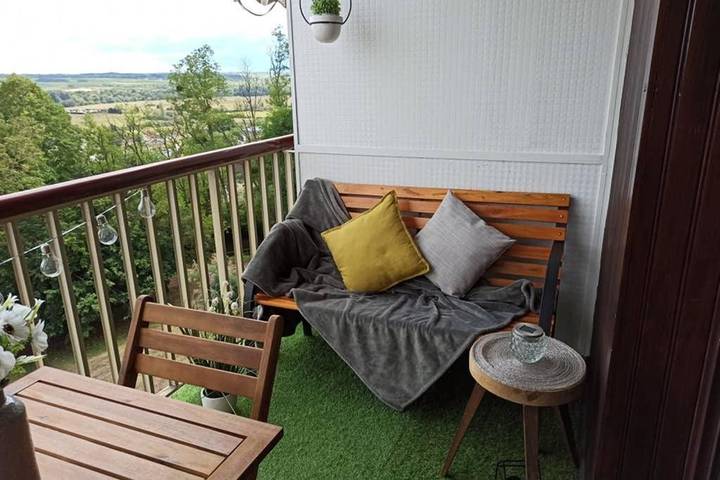 Appartement de vacances pour 4 personnes, avec Balcon et Vue
