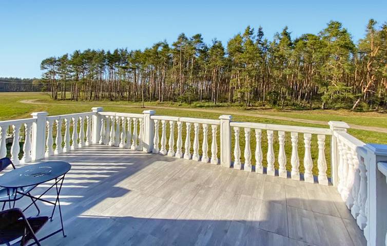 Ferienhaus für 10 Personen mit Terrasse in Nowe Warpno, Stettiner Haff