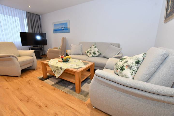 Ferienwohnung für 2 Personen, mit Balkon auf Borkum