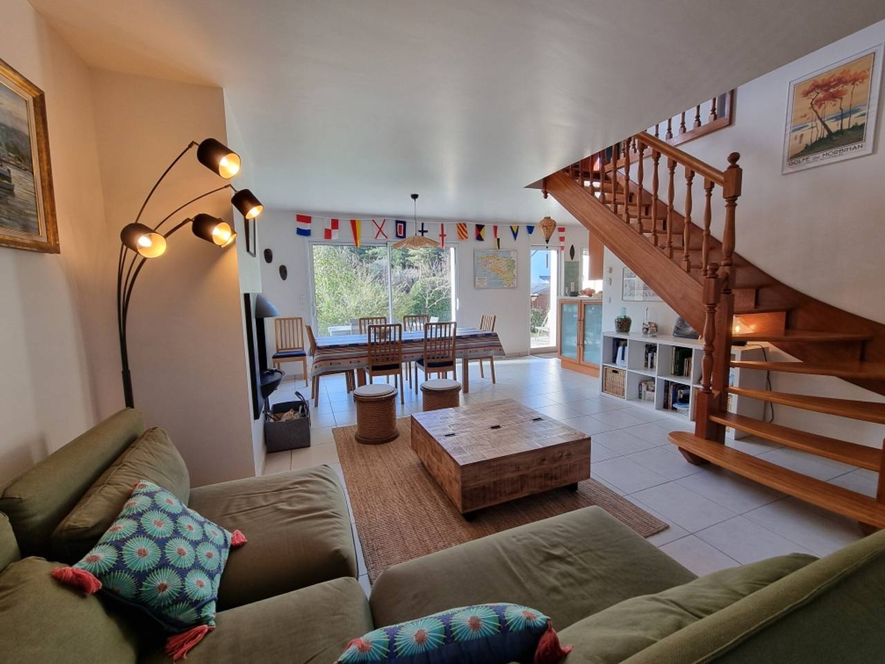 Ruhiges Haus, 8 Pers., in Meernähe in Penvins, 3 Zimmer in Penvins, Sarzeau