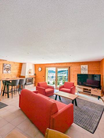 Gîte pour 6 personnes, avec vue et terrasse dans Morgins