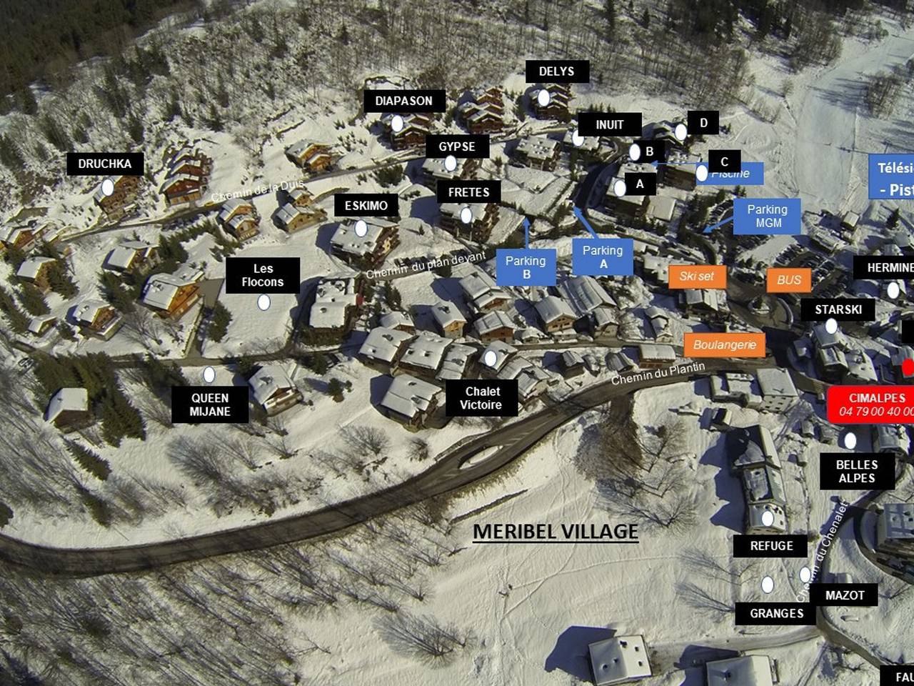 Traditionelles Chalet nahe Pisten, Haustiere erlaubt, Parkplatz in Meribel Village, Courchevel