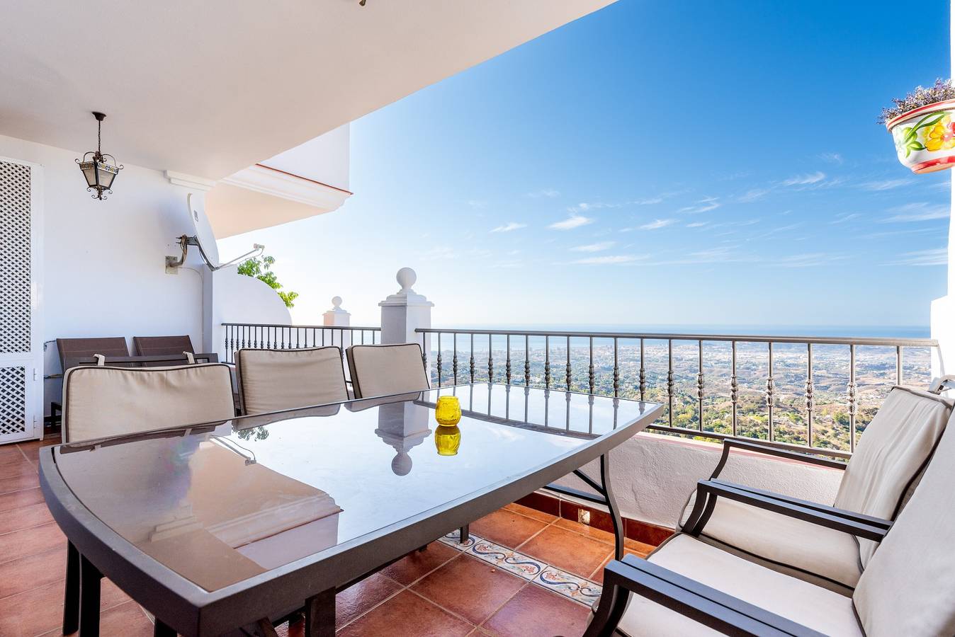 Ganze Wohnung, Ferienwohnung "El Mirador in Mijas" mit Gemeinschaftspool und Wlan in Mijas, Costa del Sol