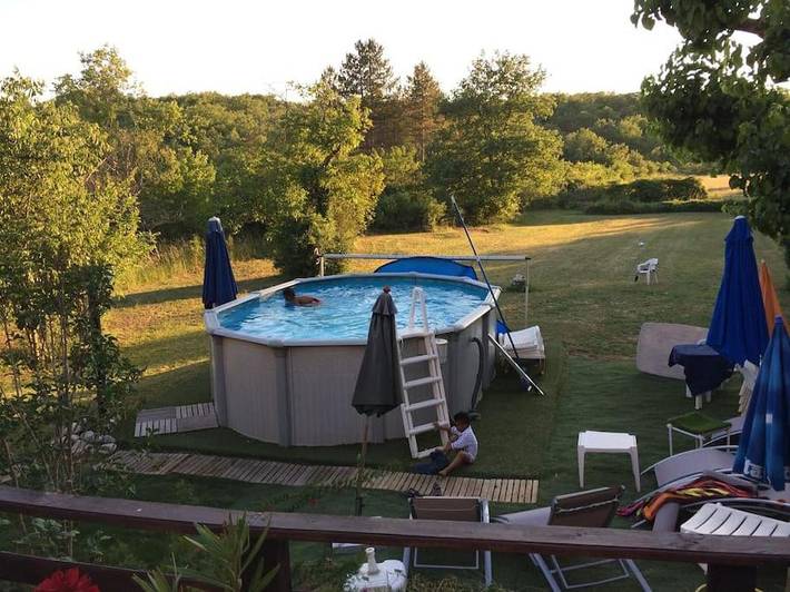 Location de vacances pour 4 personnes, avec vue et jardin ainsi que piscine et terrasse, animaux acceptés à Chandolas - 4