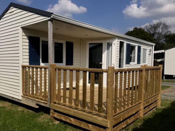 Mobil home pour 4 personnes, avec Piscine à Saint-Molf - 2
