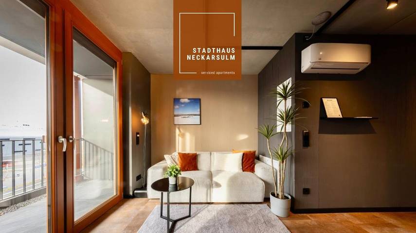 Ferienwohnung für 3 Personen, mit Balkon und Terrasse sowie Ausblick