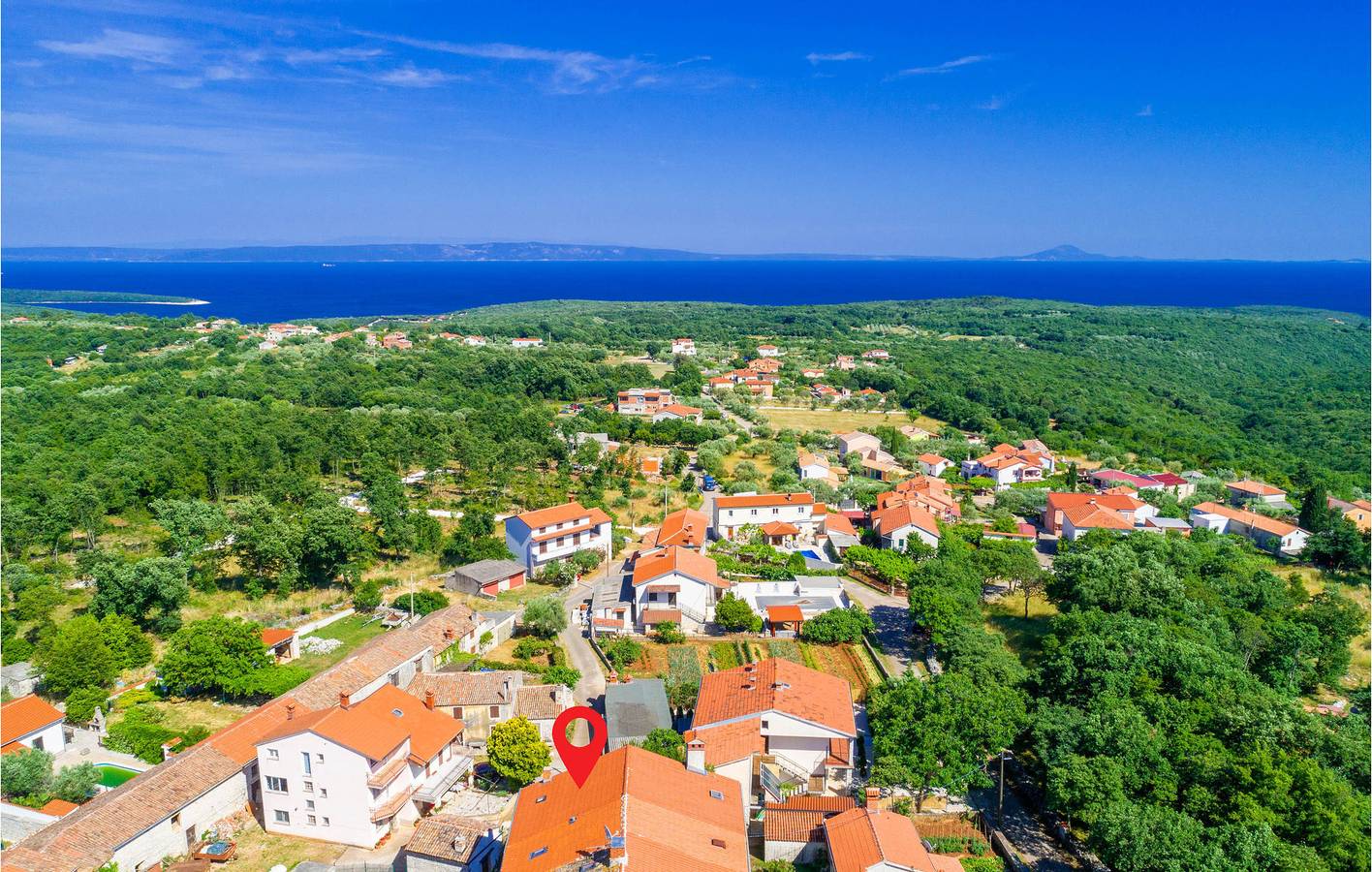 Ferienhaus für 7 Personen mit Terrasse in Peruski, Südküste Istrien
