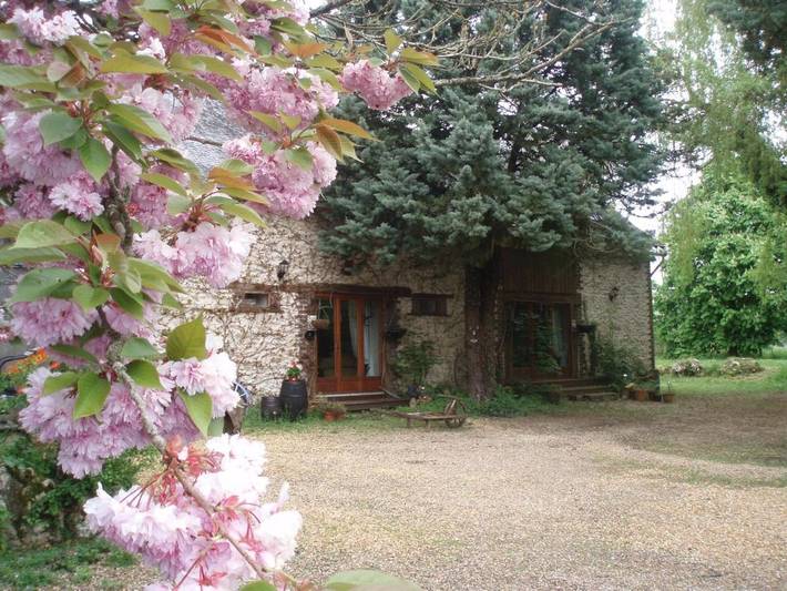 Maison de vacances pour 6 personnes, avec piscine ainsi que jardin et vue, adapté aux familles
