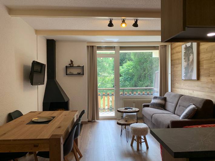 Location de vacances pour 4 personnes, avec balcon à Pra-Loup