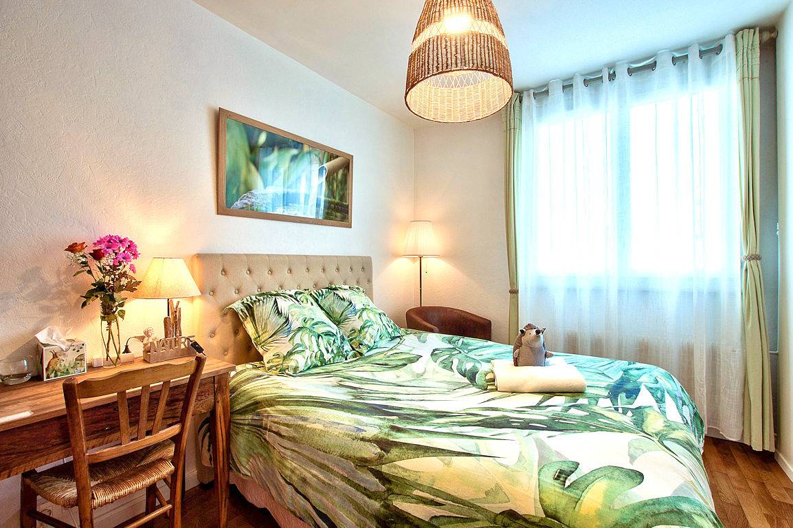 Naturalbnb, superbes chambres thématiques écologiques ! - L'Authentique : apaisante & champêtre in Villeurbanne, Rhône