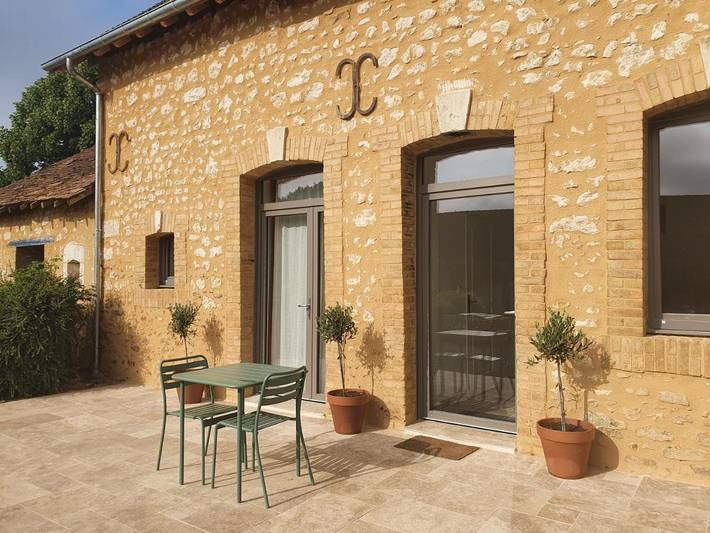 Chambre d’hôte pour 2 personnes, avec Terrasse ainsi que Jardin et Vue