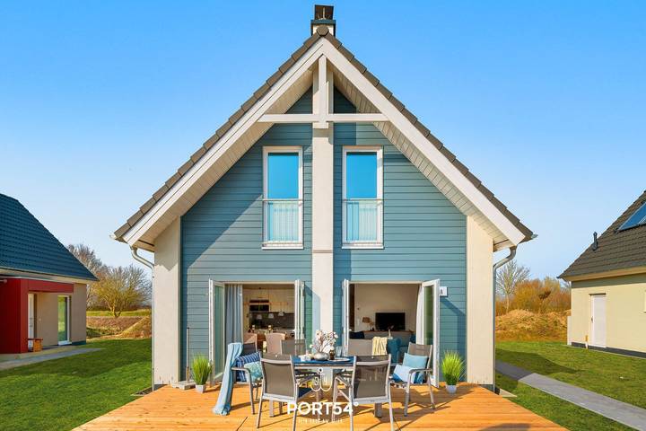Ferienhaus Blaue Blume im Nordseeresort- Strandnah, Sauna, Terrasse, modern in Büsum, Kreis Dithmarschen