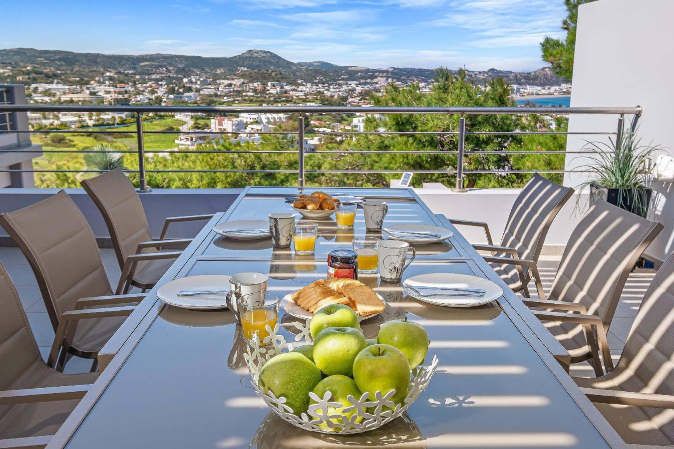 Villa Articiano mit Whirlpool und herrlicher Aussicht in Faliraki, Rhodos