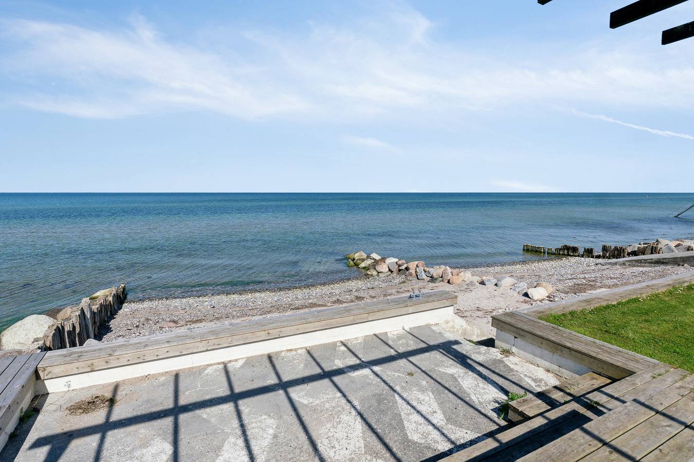 Ganze Wohnung, Ferienhaus mit privatem Strand und Meerblick in Strøby Egede, Schwedische Ostsee