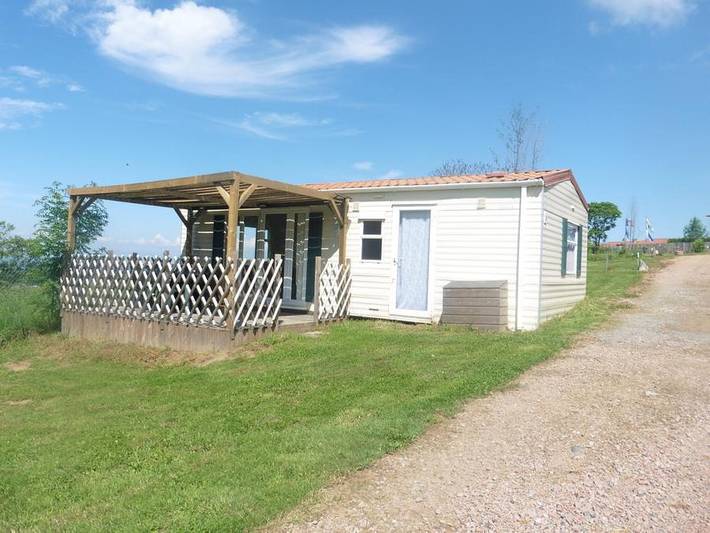 Camping Montbartoux - Mobilheim 5 personen - Mobilheim Le Panoramique in Vollore-Ville, Region Thiers