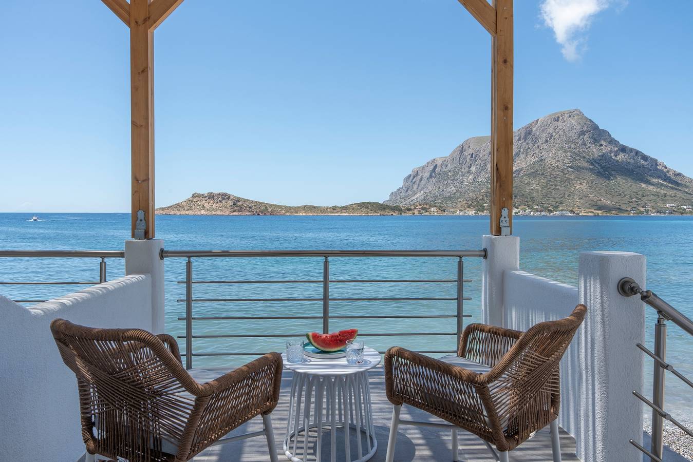 Studio entier, Studio « Next To The Wave 1 » avec vue mer et terrasse privée in Myrties, Kalymnos
