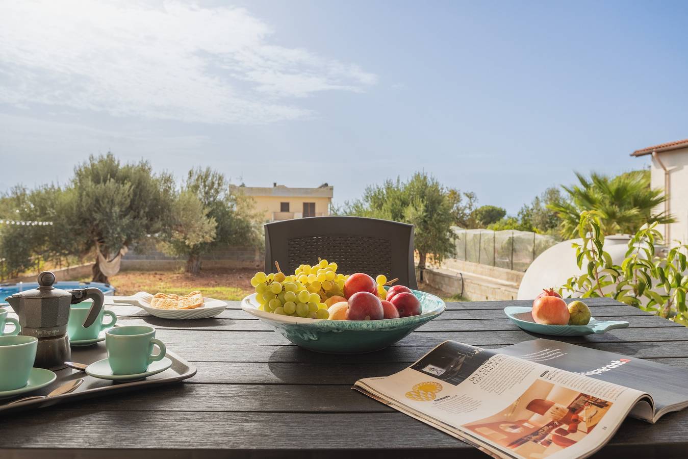 Casa vacanze 'Casa Vista Mare tra gli Ulivi' con piscina, Wi-Fi e aria condizionata in Provincia di Palermo