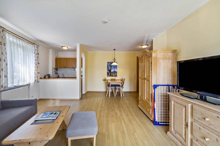 Appartement entier, Appartement « Brünnstein - n° 5 » avec vue sur la montagne, piscine commune et sauna in Oberaudorf, Alpes bavaroises