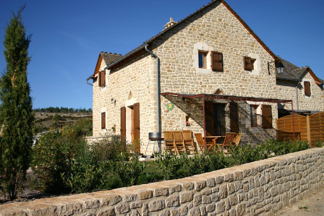 Maison de Vacances 'Le Genévrier' avec Terrasse Privée et Jardin Privatif in La Malène, Parc national des Cévennes