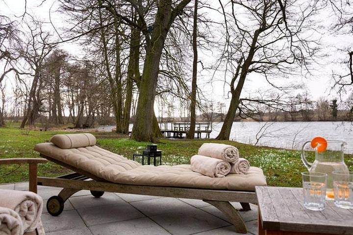 Ferienhaus für 6 Personen, mit Terrasse und Garten sowie Sauna in Gülzow-Prüzen