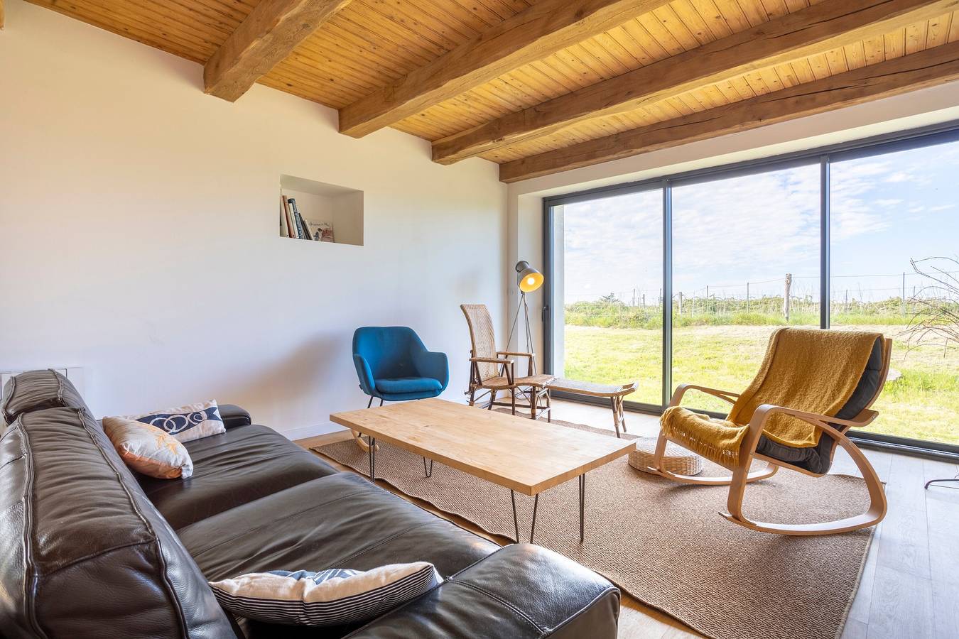 Ferienhaus 'Le Gîte De San Theurnel' mit Meerblick, privatem Garten und Wi-Fi in Plomeur, Quimper und Umgebung