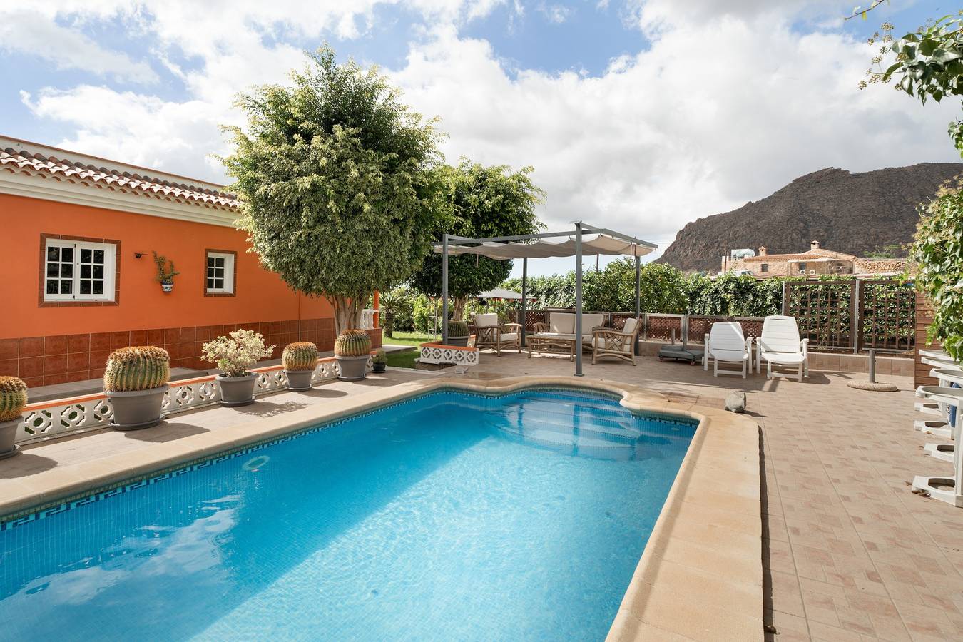 Casa Boulou in El Roque mit privatem Pool und Glasfaser-Wlan in San Miguel de Abona, Teneriffa Süd