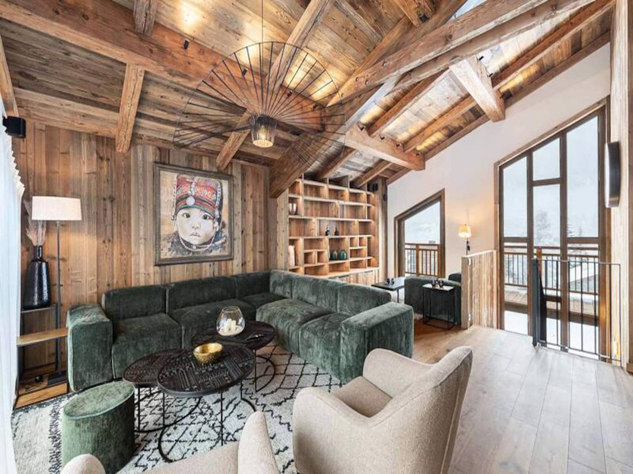 Ganze Wohnung, Chalet in Courchevel mit Pool und Skizugang in Le Praz, Saint-Bon-Tarentaise