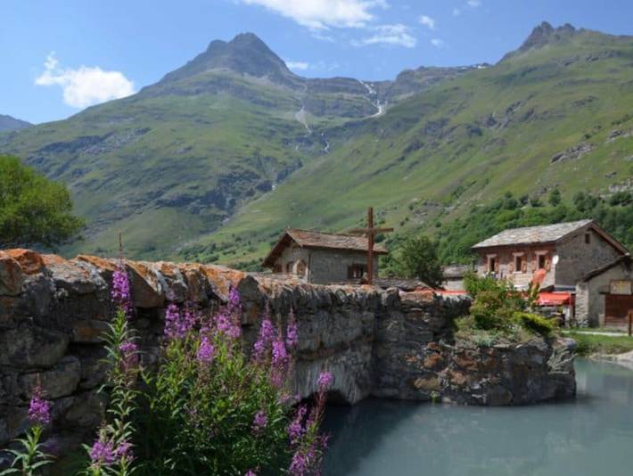 Apartamento entero, Apartamento 'Le Bouvreuil Ouille Du Midi' con vistas a la montaña in Bonneval-sur-Arc, Región de Saint-Jean-de-Maurienne