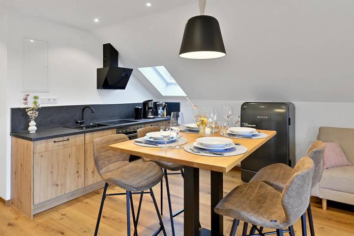 Pension für 3 Personen, mit Ausblick und Garten sowie Sauna, mit Haustier an der Rhön - 4