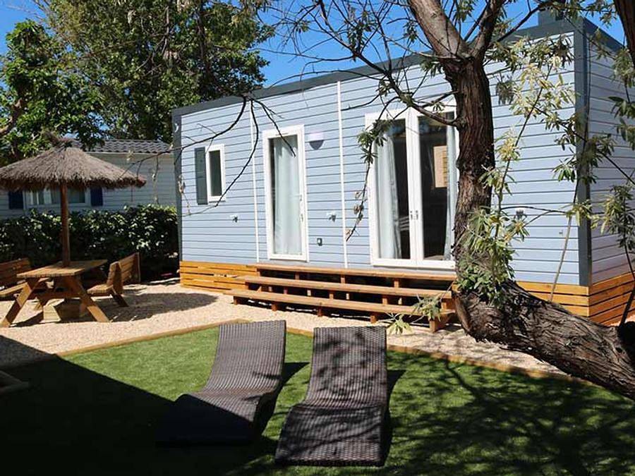 Camping Les Terrasses du Lac  - Mobilheim 6 personen - 2 Schlafzimmer - 6 Personen in Pont-de-Salars, Aveyron