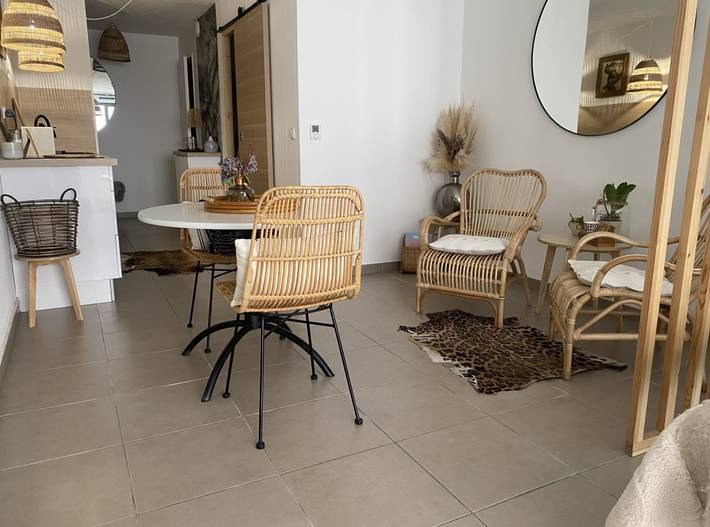 Appartement de vacances pour 2 personnes, avec jardin