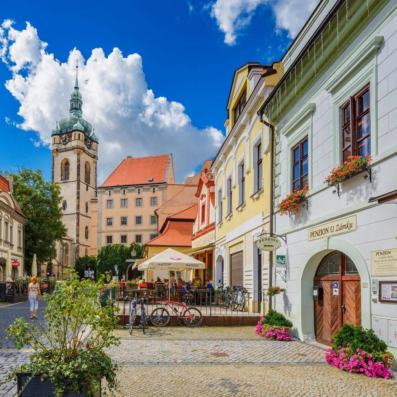 Penzion U Zámku in Mielnik, Melnik region