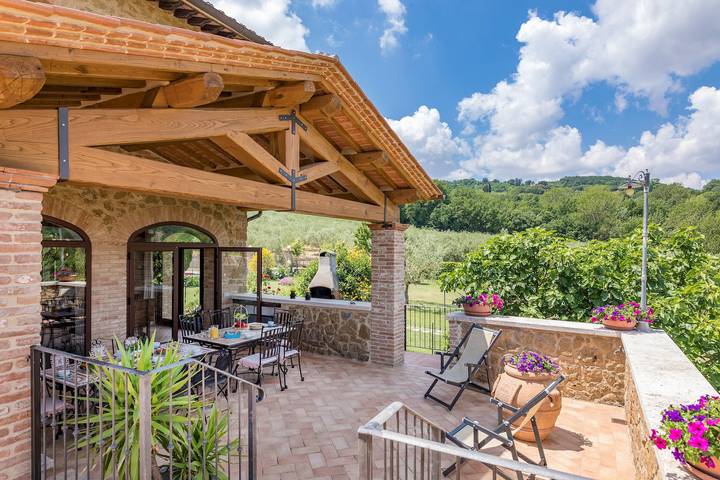 Location de vacances pour 12 personnes, avec jardin et jacuzzi, animaux acceptés à Montepulciano - 3