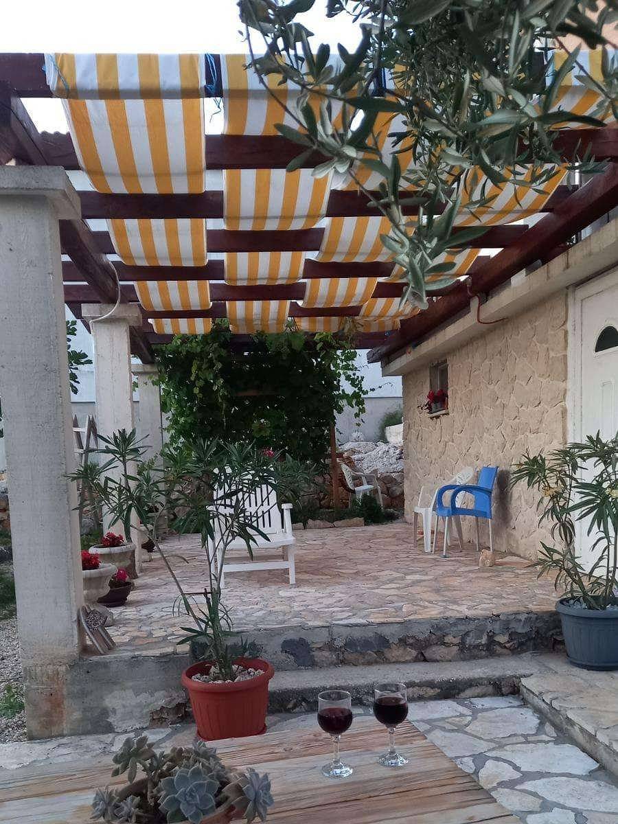Ganze Wohnung, Studio Appartement mit Terrasse und Meerblick Vinjerac, Zadar As-23145-a in Posedarje, Zadar
