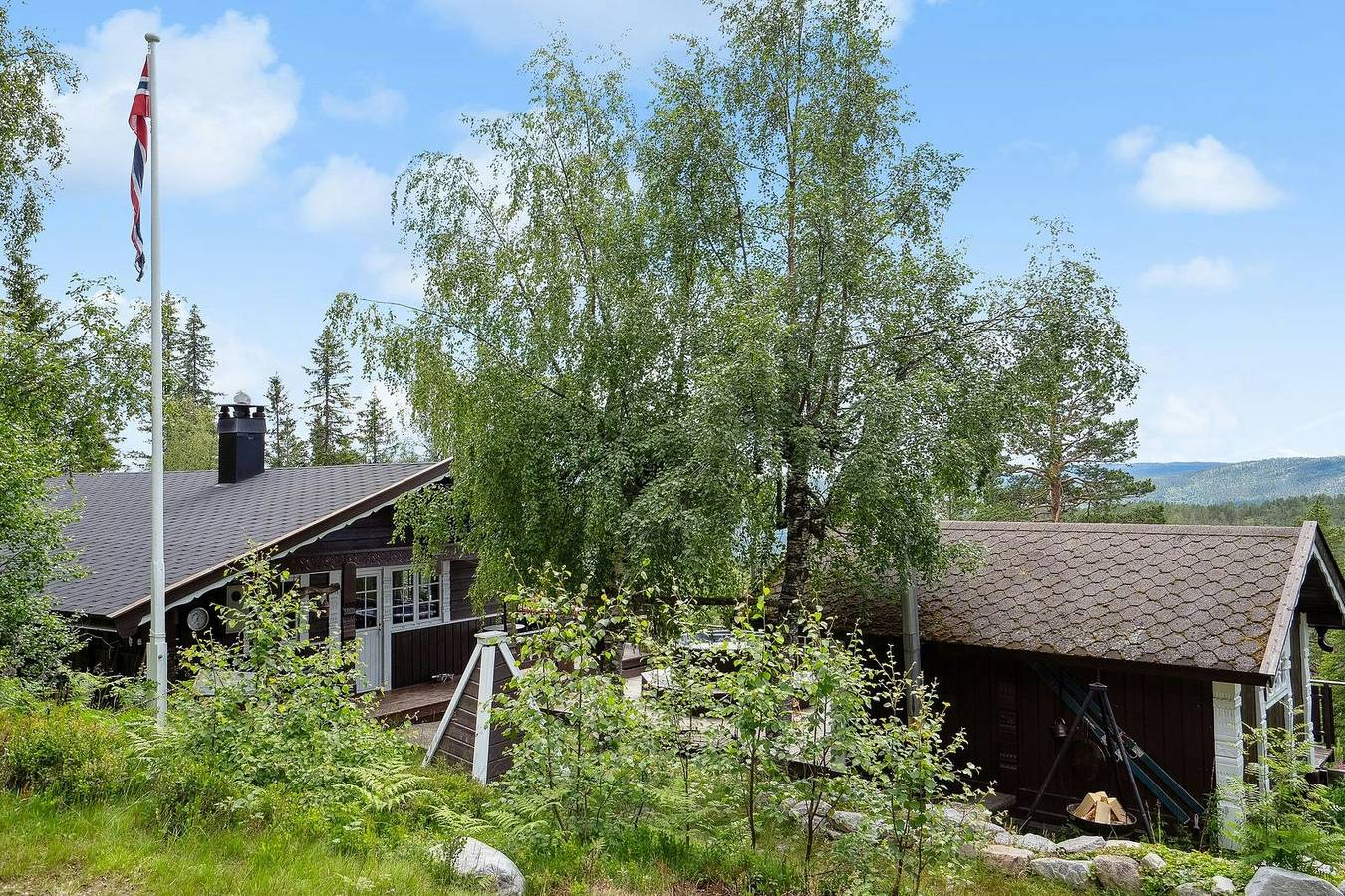 Gemütliche Hütte mit Anbau in Blefjell in Kongsberg