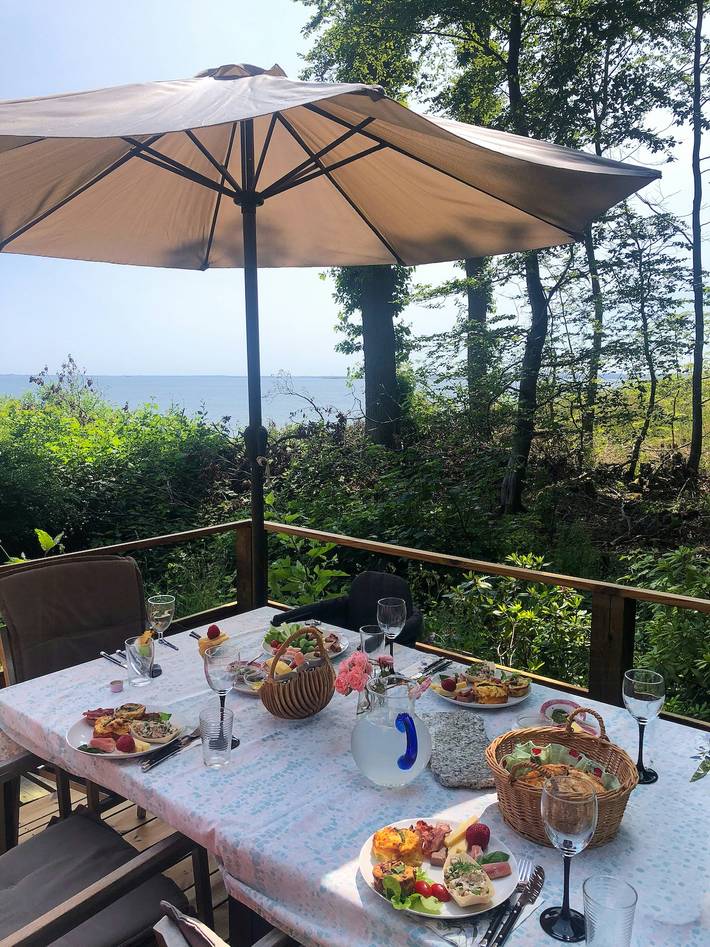 Ferienhaus mit Meerblick für 5 Personen, mit Terrasse in Kelstrup Strand
