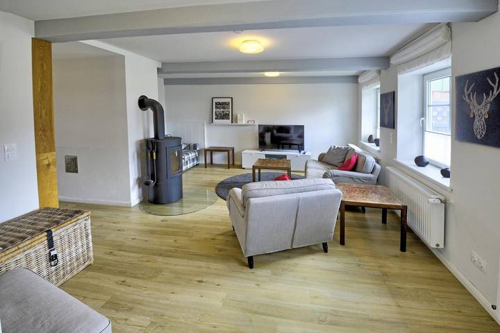 Ferienhaus für 4 Personen, mit Terrasse und Garten sowie Ausblick in Husby - 4
