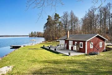Ferienhaus mit Meerblick für 7 Personen, mit Terrasse, kinderfreundlich in Südschweden