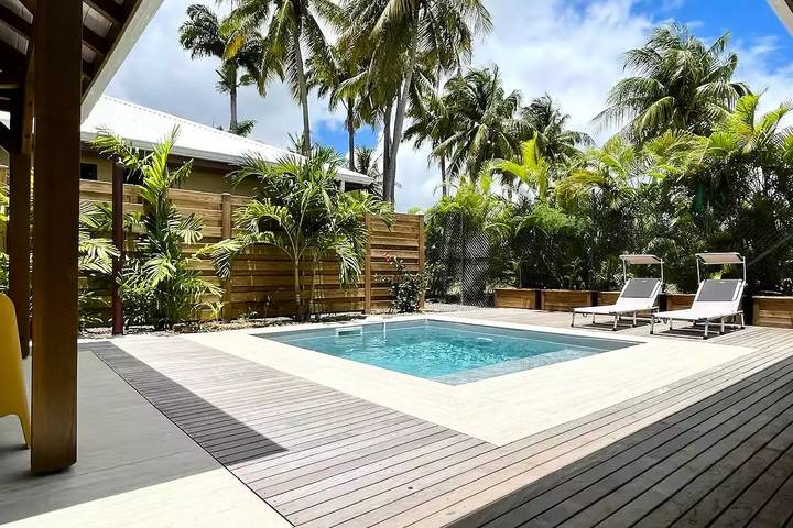 Location de vacances pour 4 personnes, avec piscine et jardin à Saint-François - 2