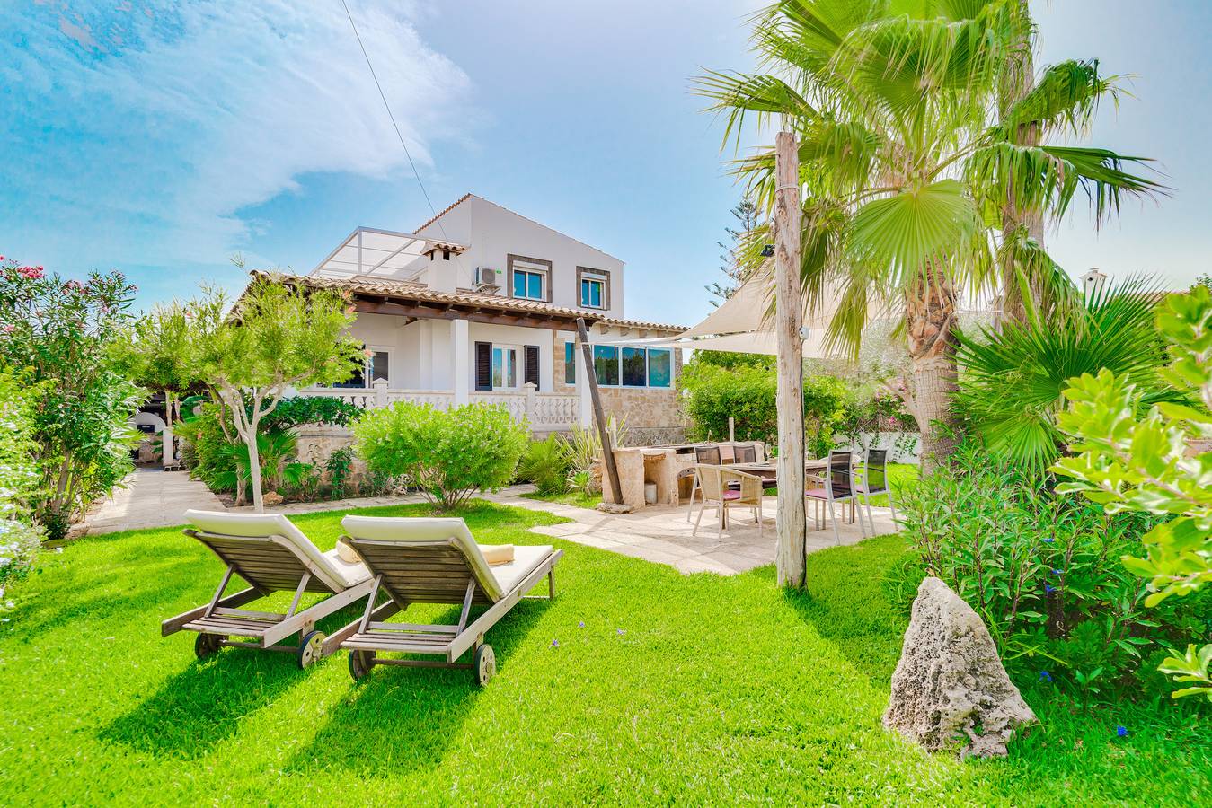 Villa Can Franck für 6 Personen in Alcudia. Ac und Wifi kostenlos. in Marina Manresa, Alcúdia