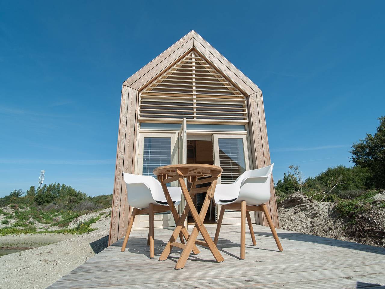 Rückzugsort am See mit Hängematte in Ouddorp, Goeree-Overflakkee